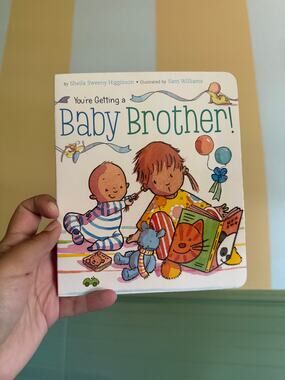 You’re Getting a Baby Brother! Board Book Big Sibling Pregnancy Gift